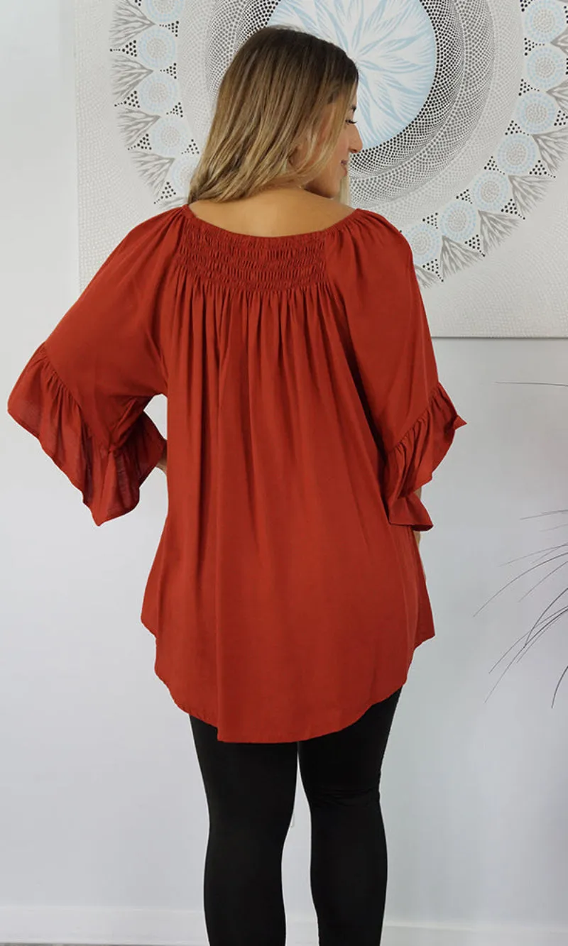 Rayon Top Noosa Plain, More Colours