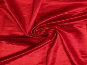 Red Plain Viscose Gaji Silk Fabric (Wholesale)