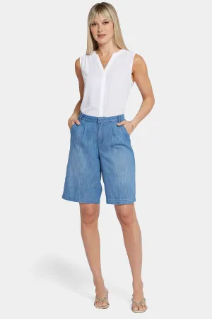 Relaxed Bermuda Denim Shorts - Corfu