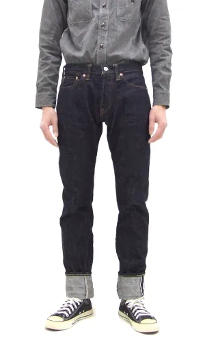 Samurai Jeans S0511XXII Men's Slim Tapered Fit One-Washed 15 Oz. Japanese Indigo Denim Pants