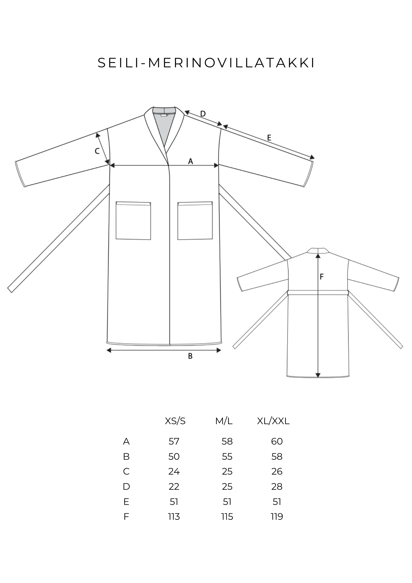 Seili Long Merino Cardigan Kelo Grey