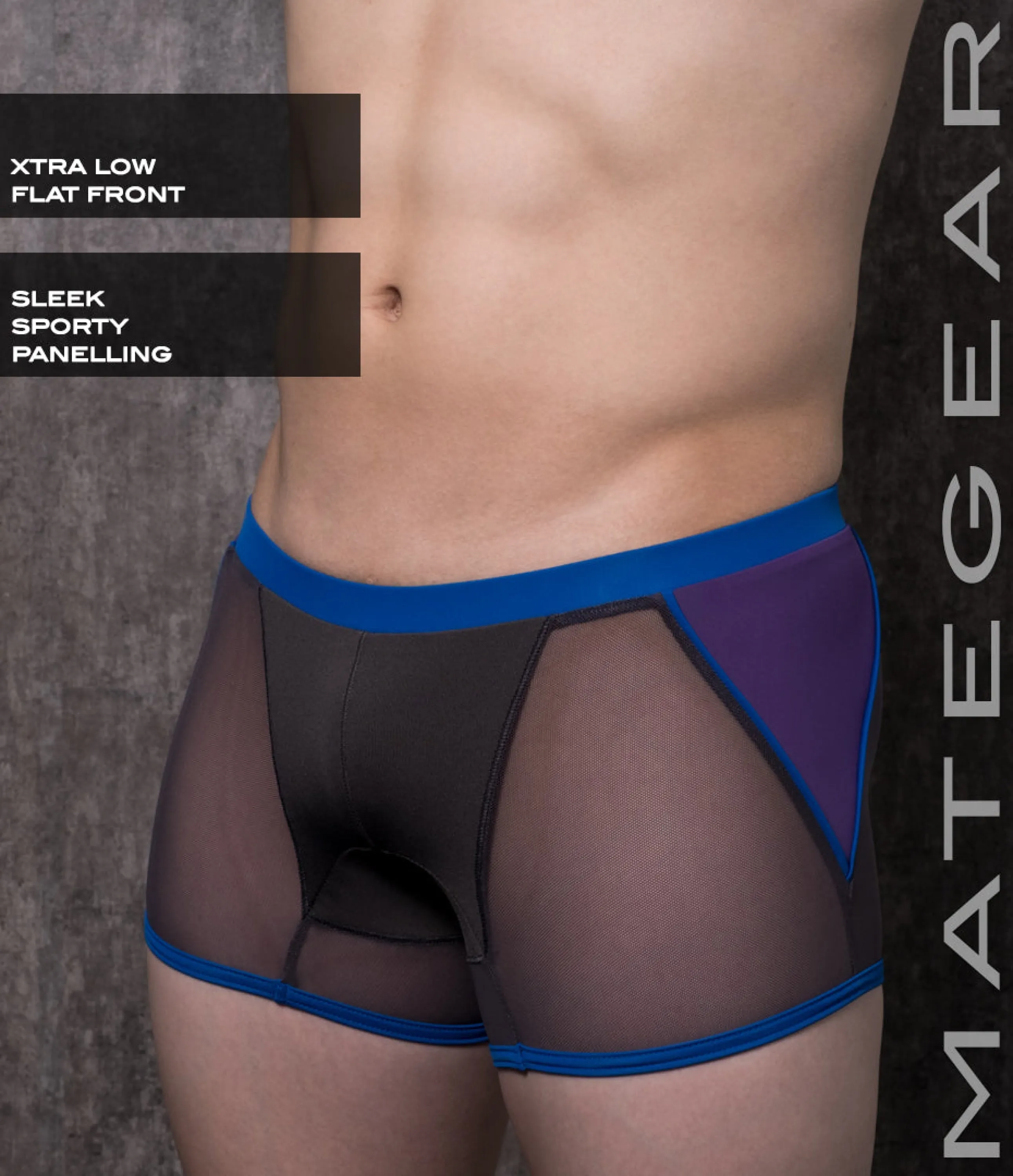 Sexy Mens Swimwear Mini Tights - Ryu Sook III (X-tra Low Flat Front)