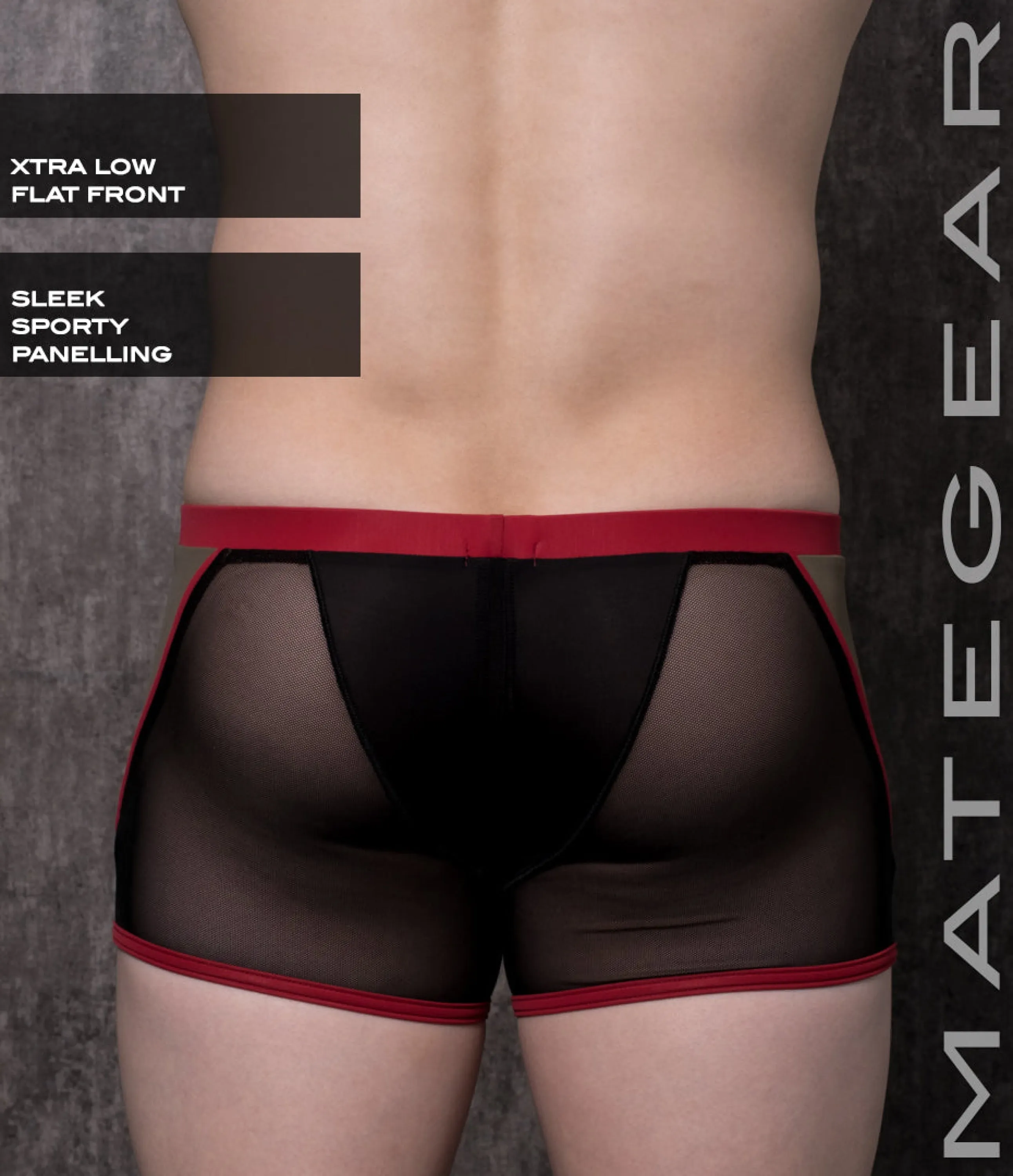 Sexy Mens Swimwear Mini Tights - Ryu Sook III (X-tra Low Flat Front)