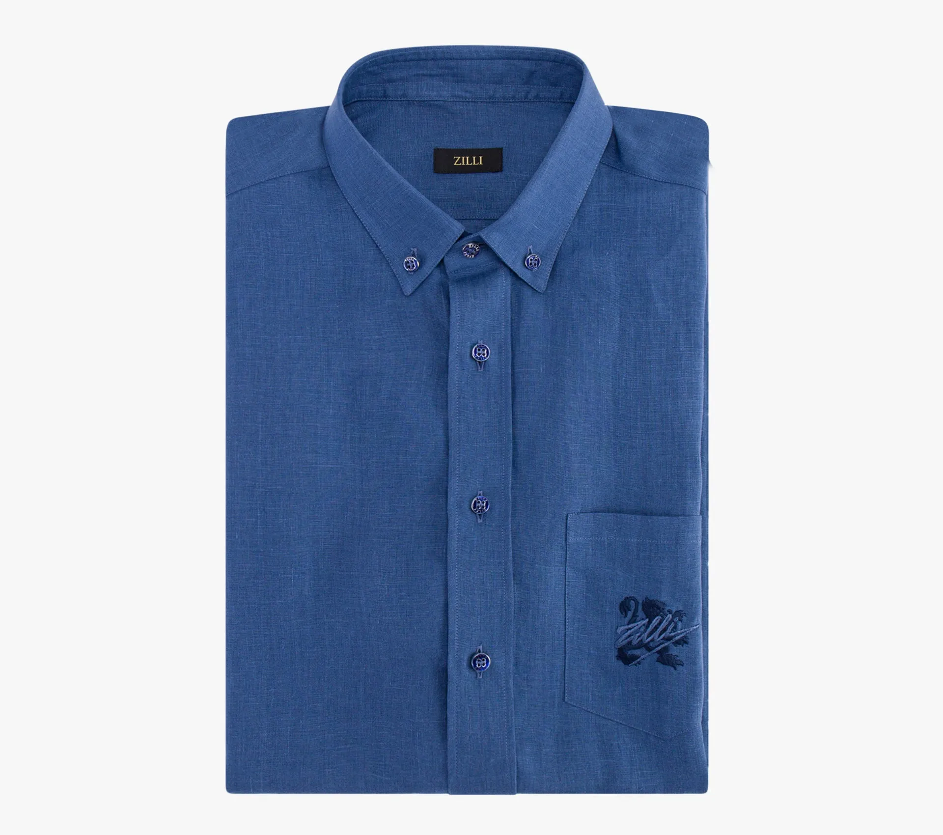 Short Sleeve Shirt with Signature Embroidery