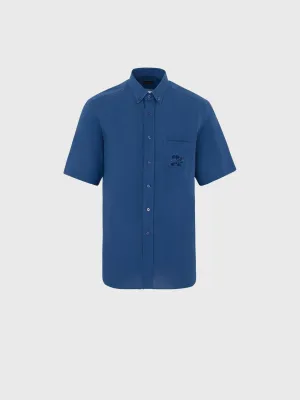 Short Sleeve Shirt with Signature Embroidery