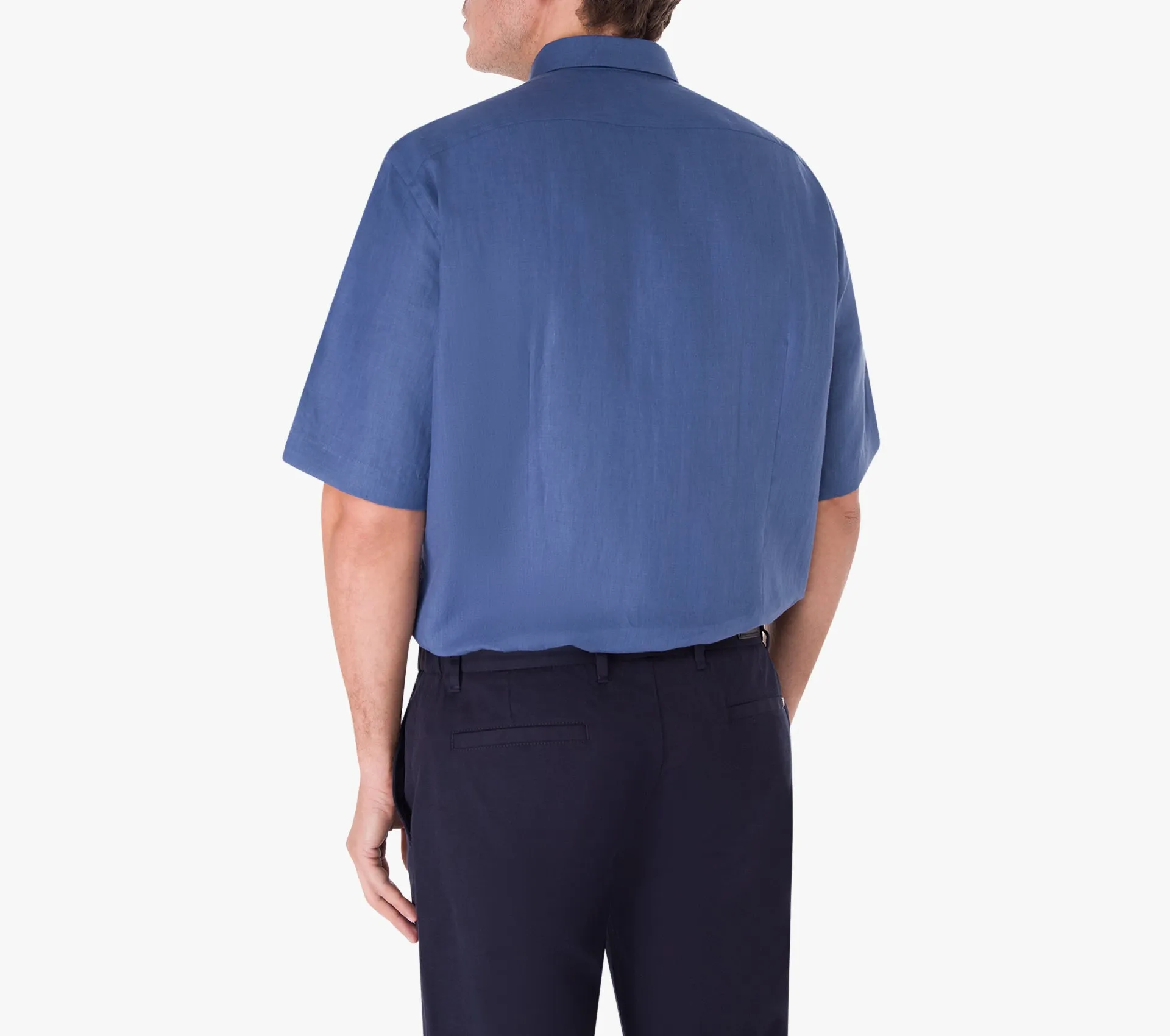 Short Sleeve Shirt with Signature Embroidery