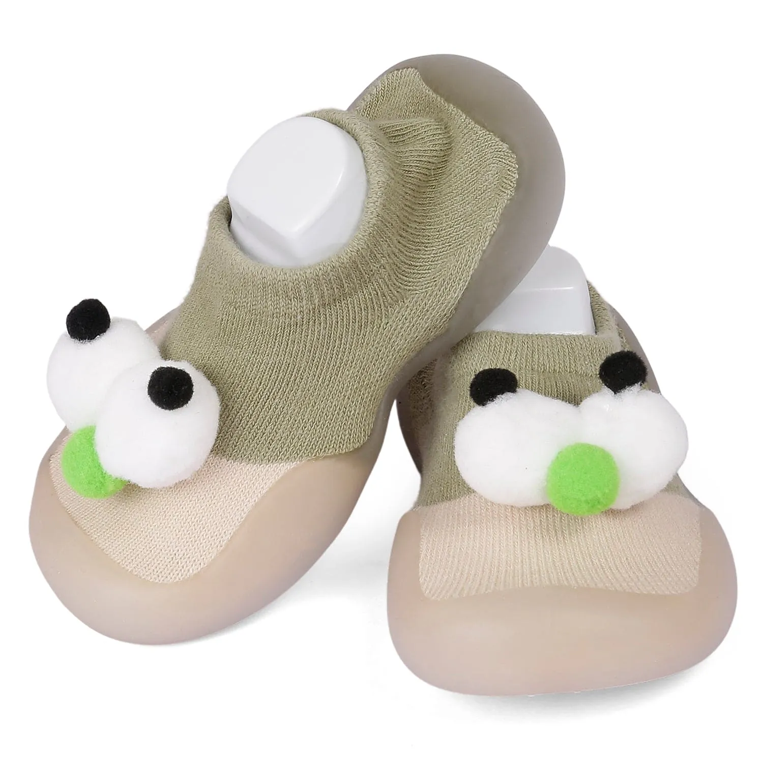 Slip-On Shoes 3D Eyes Green