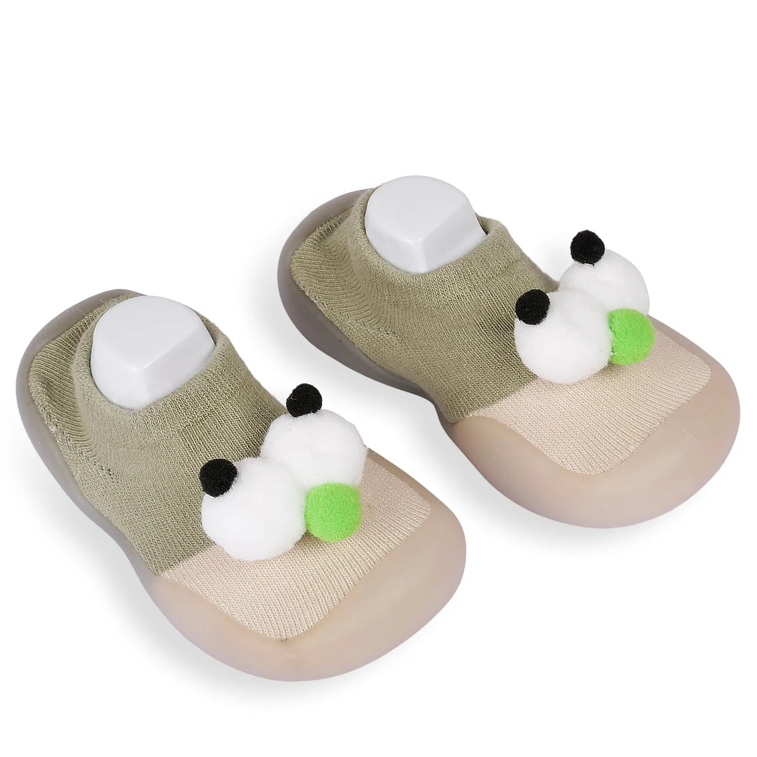 Slip-On Shoes 3D Eyes Green