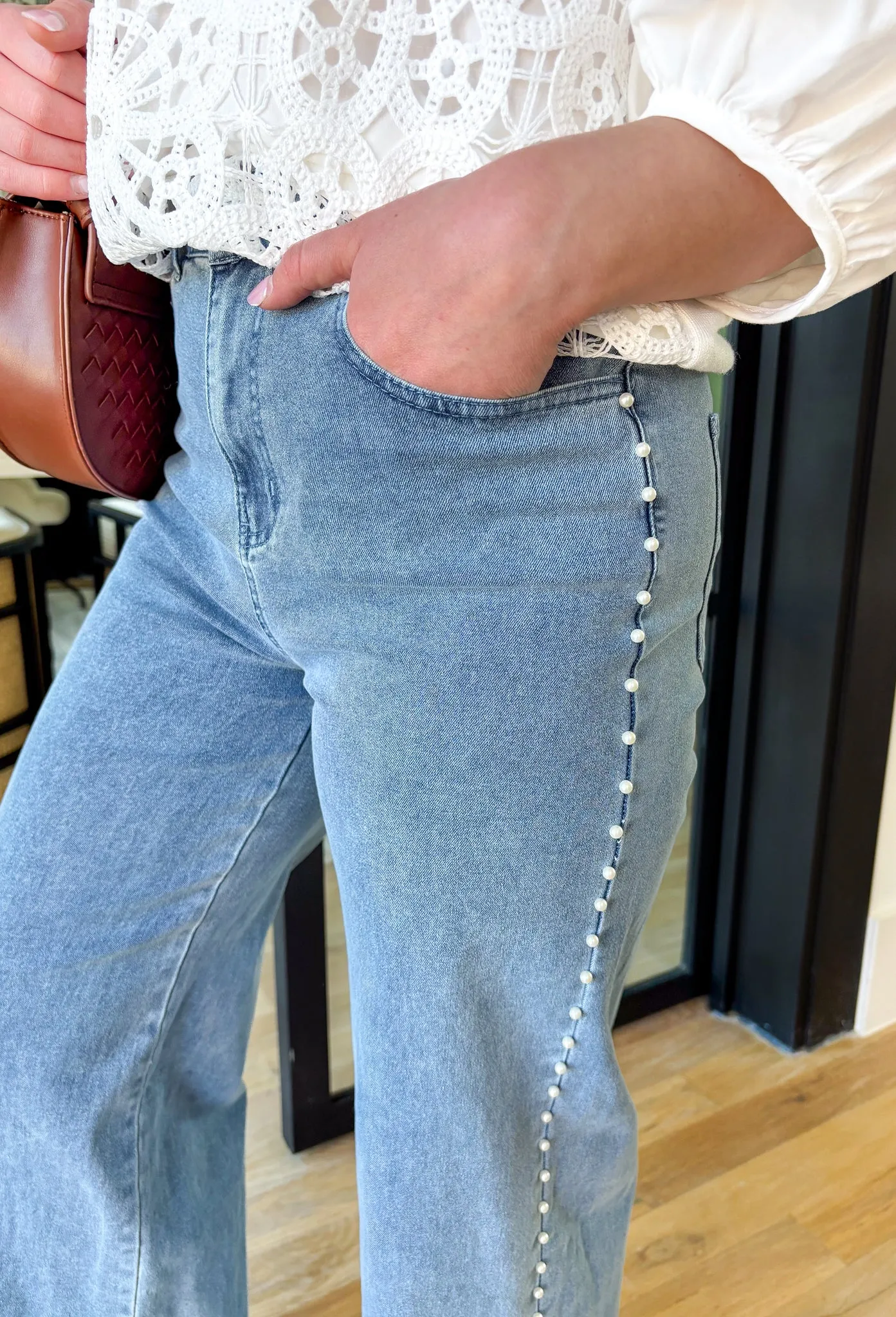 Social Hour Wide Leg Jean