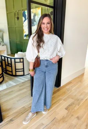 Social Hour Wide Leg Jean