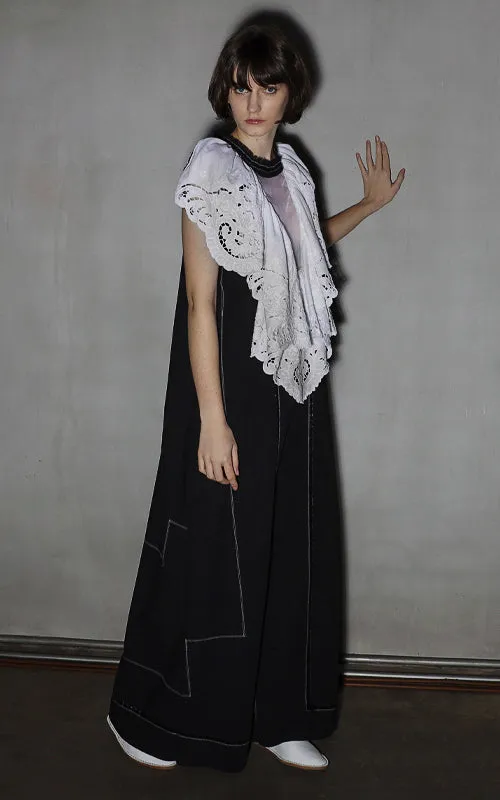 standing in your light maxi lace dress