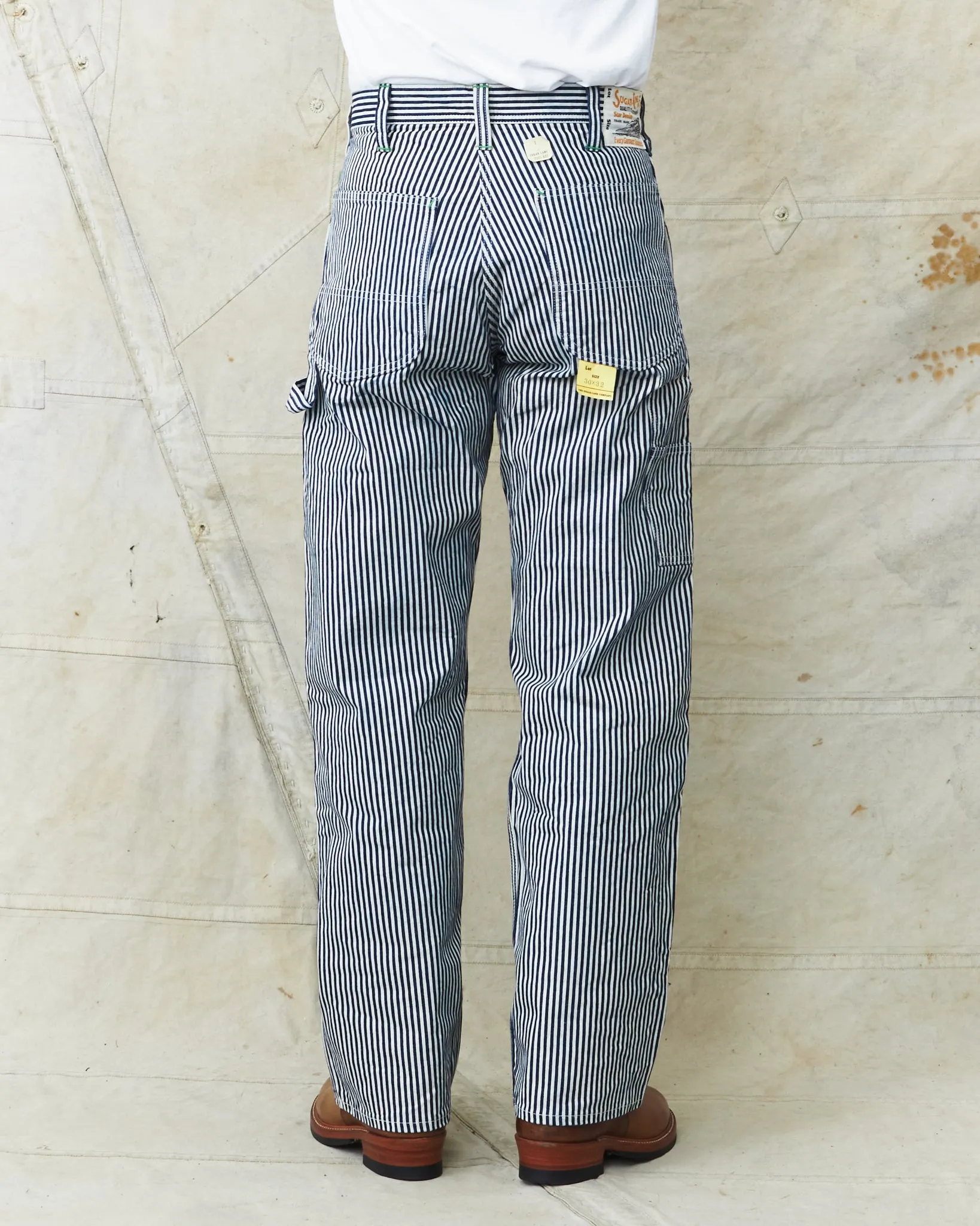 Sugar Cane & Co. 11oz. Hickory Stripe Work Pants SC41823
