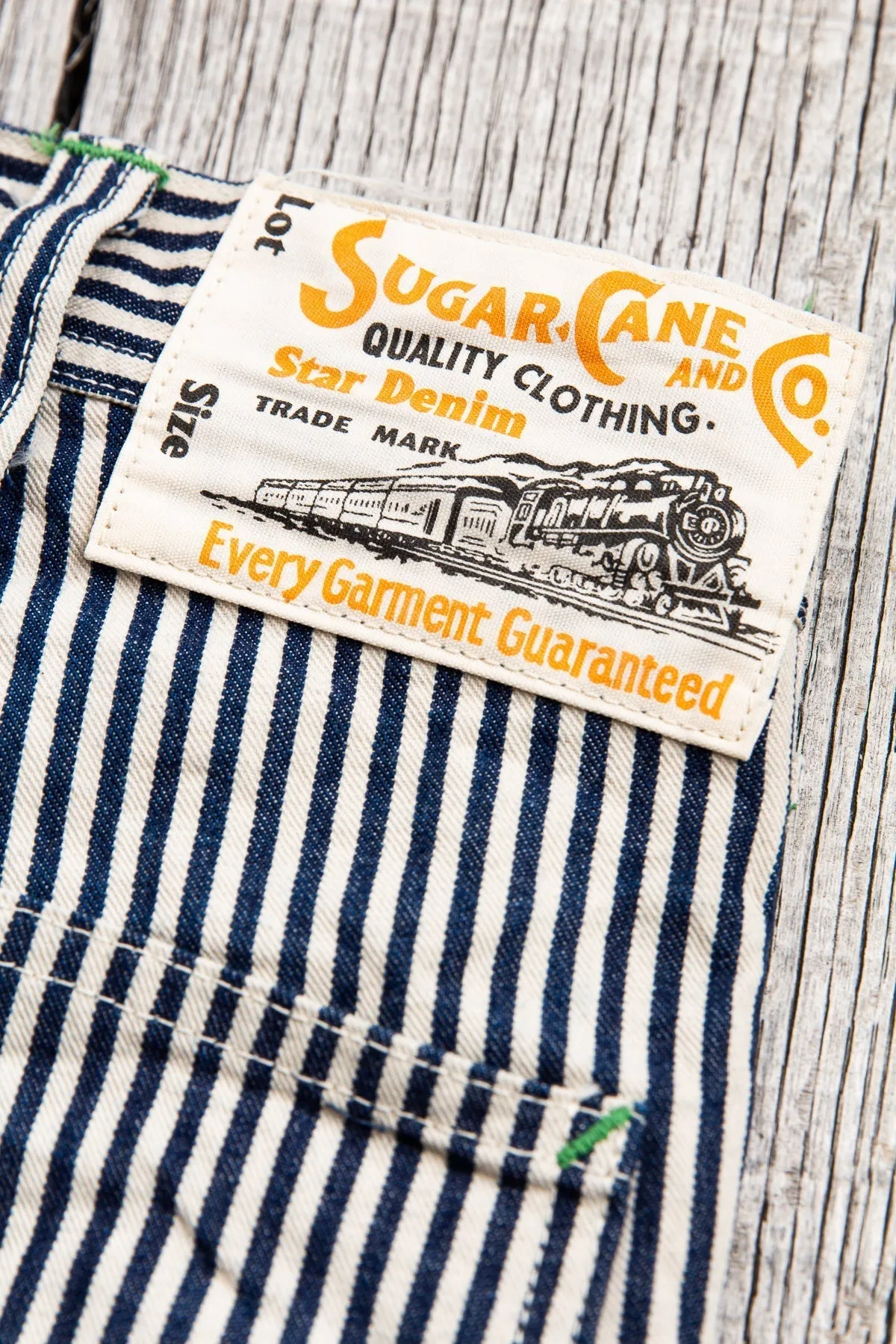 Sugar Cane & Co. 11oz. Hickory Stripe Work Pants SC41823