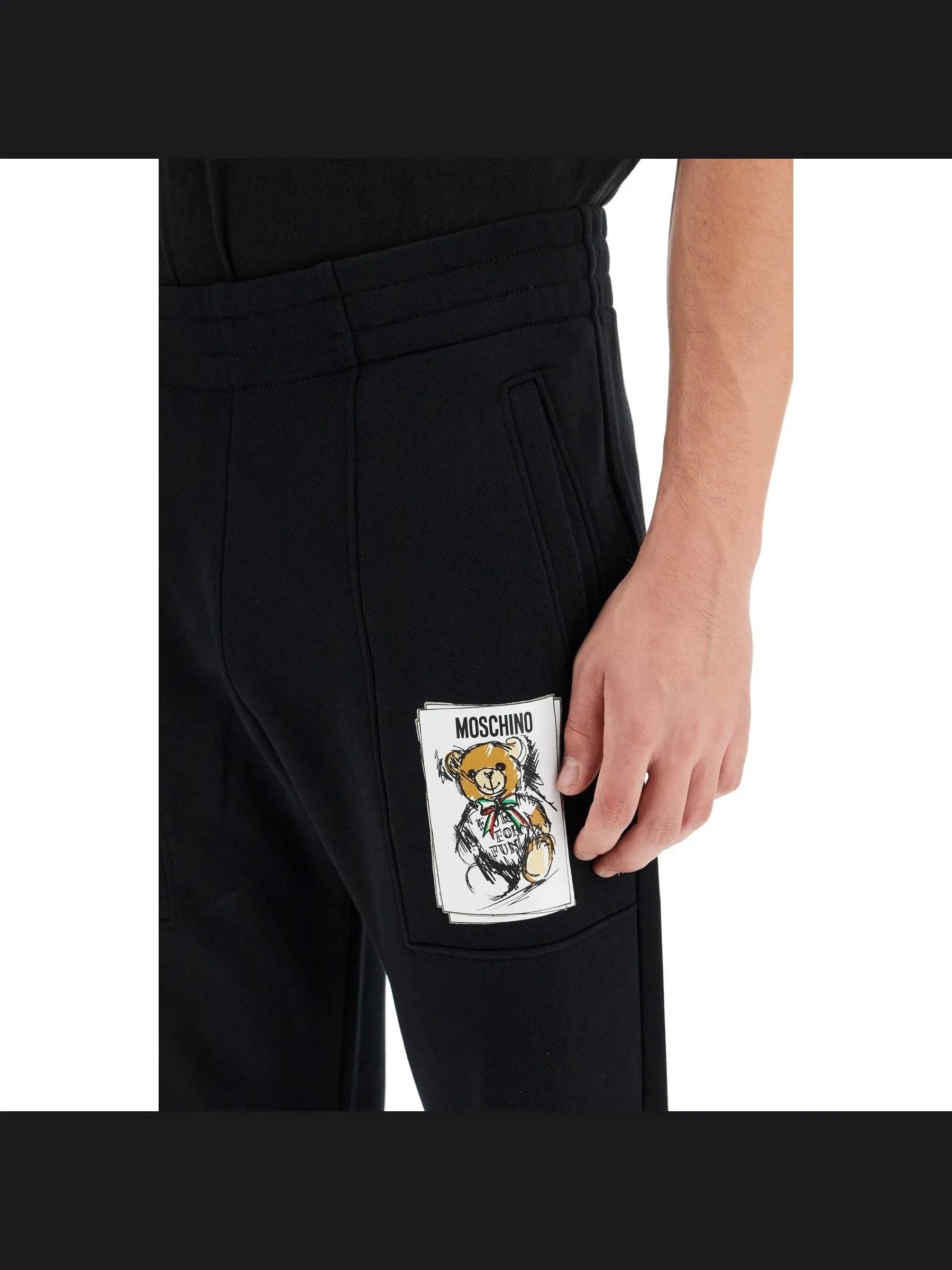 Teddy Bear Print Joggers