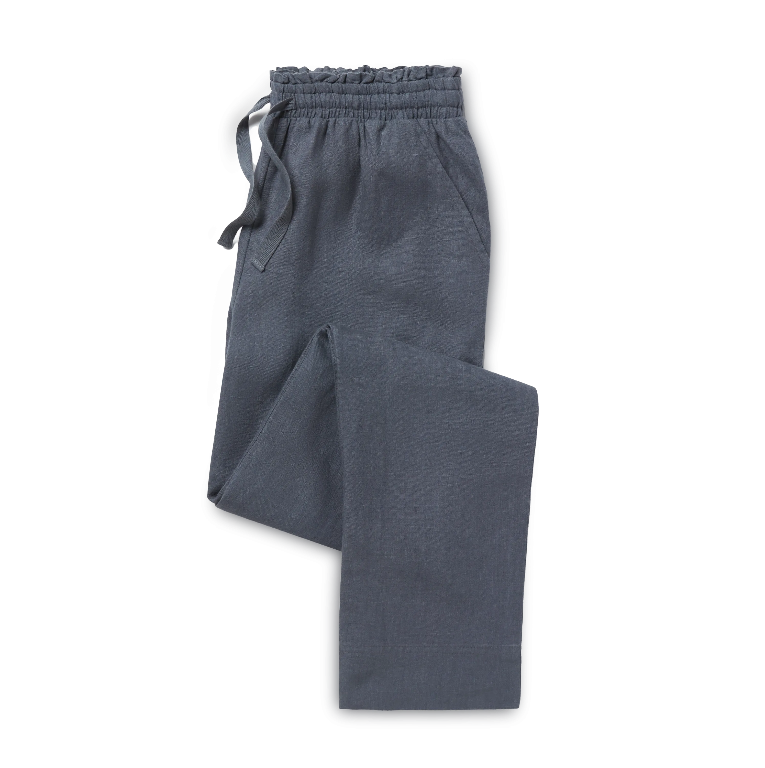 The Women's Linen Trouser - Ink