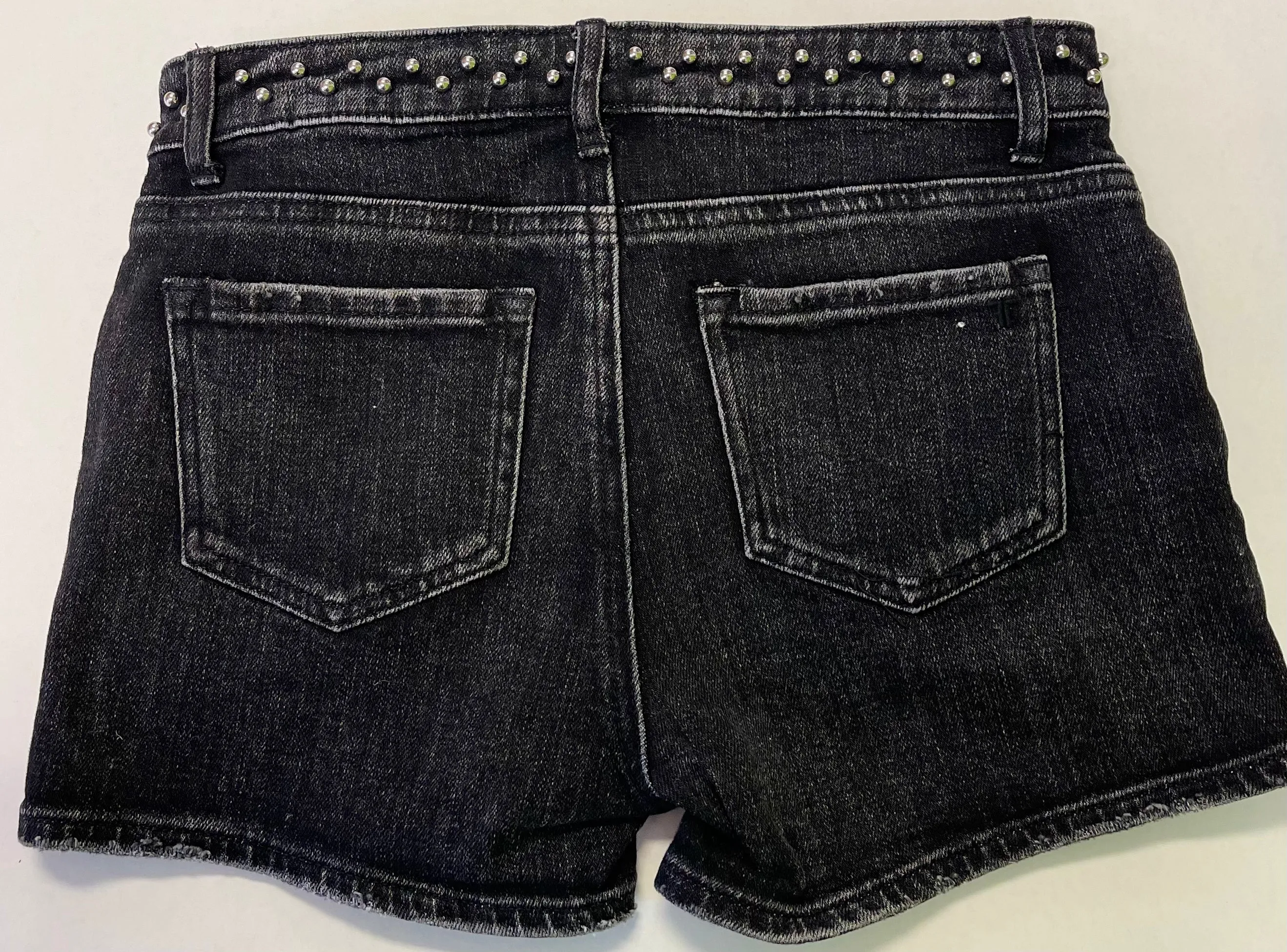 Tractr Black Studded Waistband Shorts